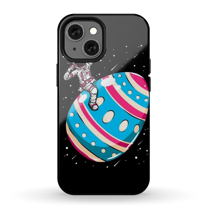 iPhone 12 mini StrongFit Easter Egg Astronaut by LM2Kone