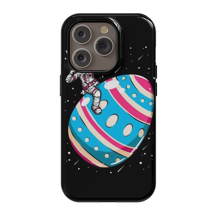 iPhone 14 Pro StrongFit Easter Egg Astronaut by LM2Kone