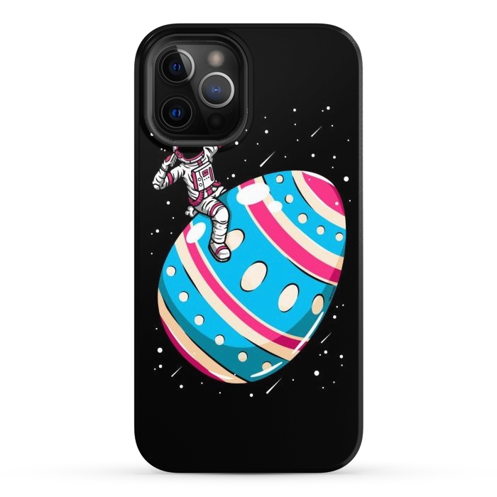 iPhone 12 Pro Max StrongFit Easter Egg Astronaut by LM2Kone
