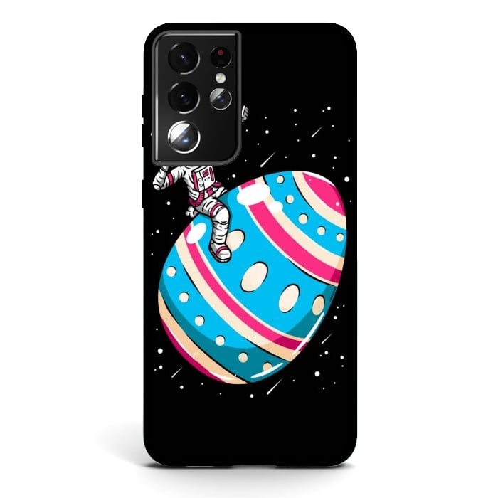 Galaxy S21 ultra StrongFit Easter Egg Astronaut by LM2Kone