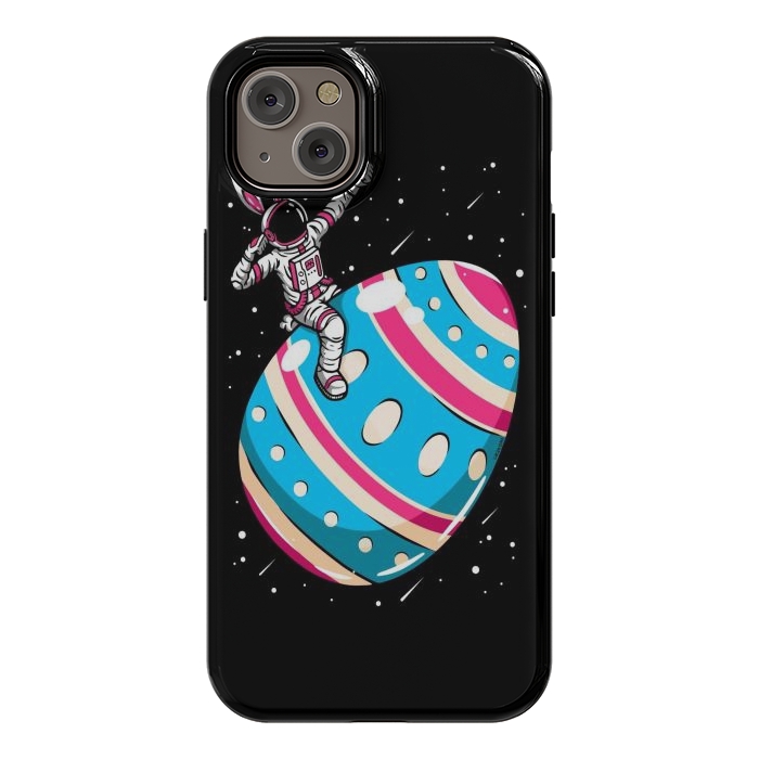 iPhone 14 Plus StrongFit Easter Egg Astronaut by LM2Kone