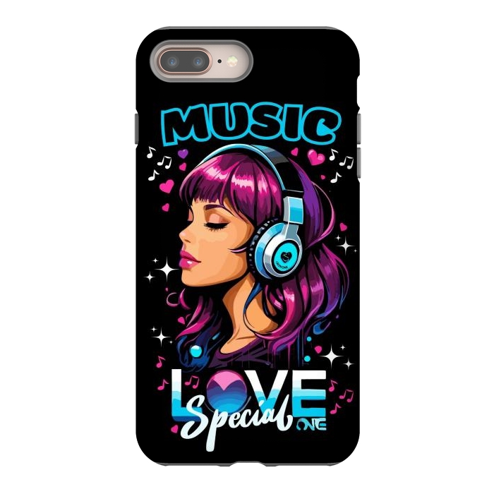 iPhone 7 plus StrongFit Music Love Special by LM2Kone