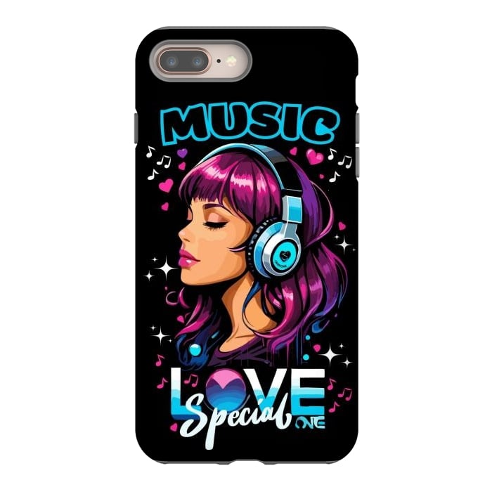 iPhone 8 plus StrongFit Music Love Special by LM2Kone