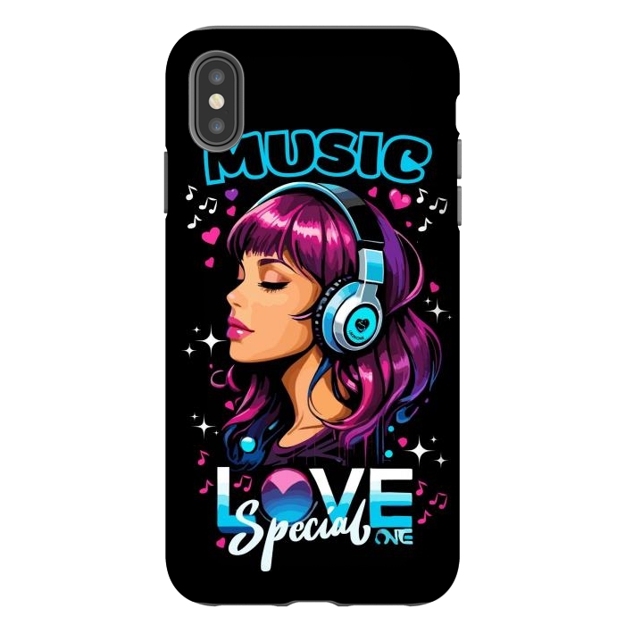 iPhone Xs Max StrongFit Music Love Special by LM2Kone