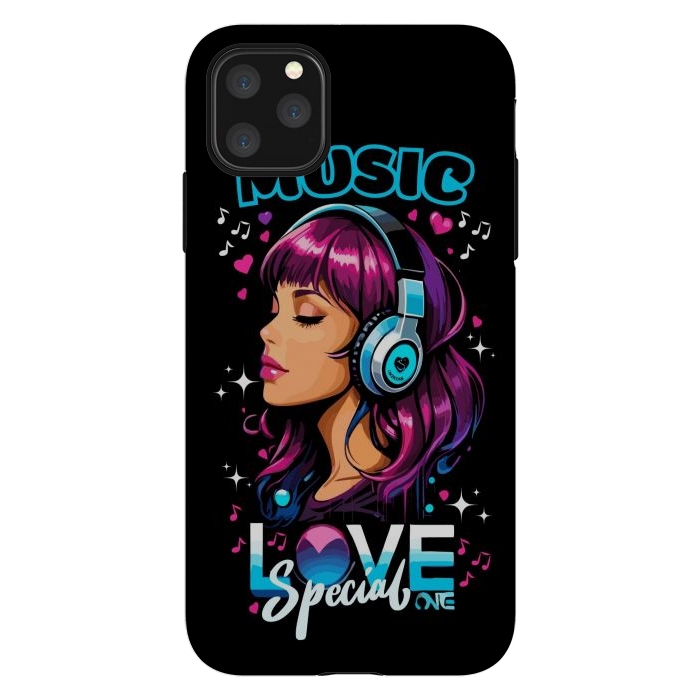 iPhone 11 Pro Max StrongFit Music Love Special by LM2Kone