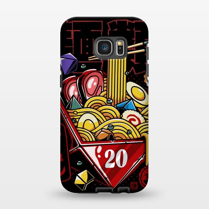Galaxy S7 EDGE StrongFit Great Ramen Rpg Japanese by LM2Kone