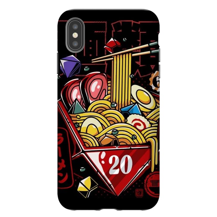 iPhone Xs Max StrongFit Great Ramen Rpg Japanese by LM2Kone