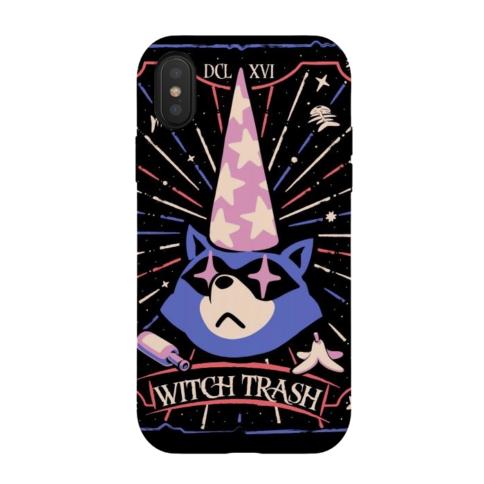 iPhone Xs / X StrongFit The Witch Trash by Ilustrata