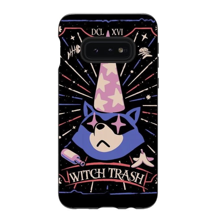 Galaxy S10e StrongFit The Witch Trash by Ilustrata