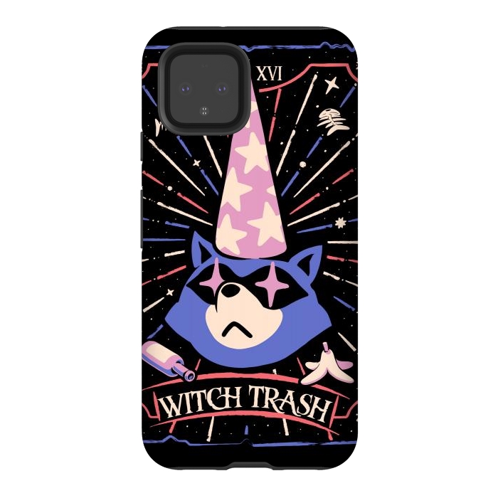 Pixel 4 StrongFit The Witch Trash by Ilustrata