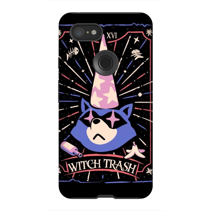 Pixel 3XL StrongFit The Witch Trash by Ilustrata