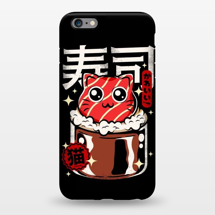 iPhone 6/6s plus StrongFit Neko Sushi Cat by LM2Kone