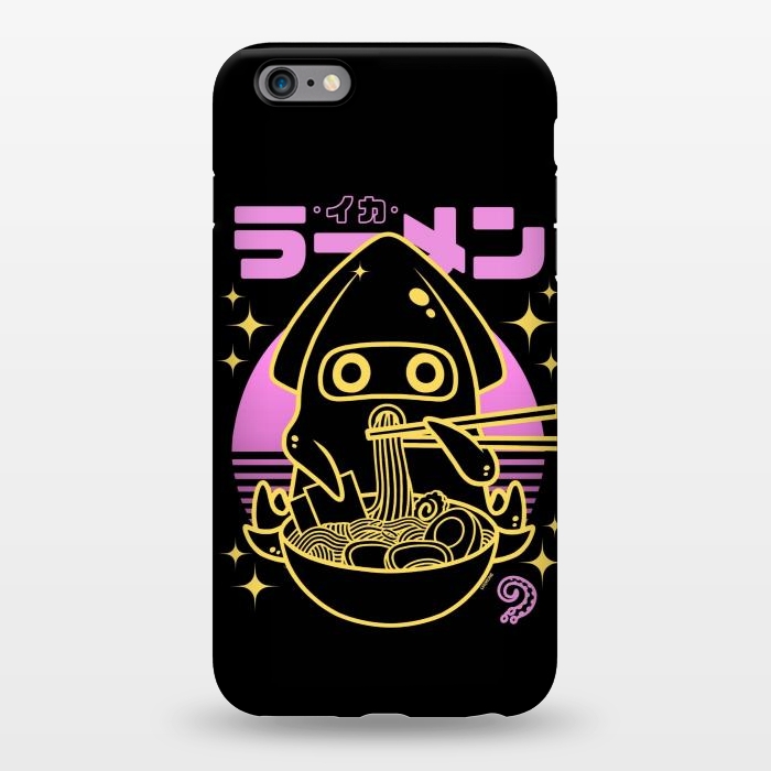 iPhone 6/6s plus StrongFit Squid Ramen Sunset Neon by LM2Kone