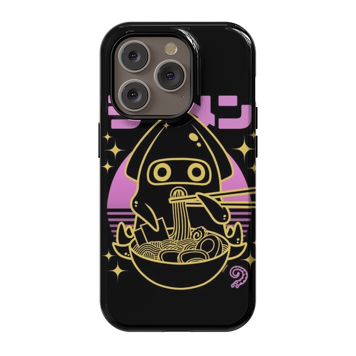 iPhone 14 Pro StrongFit Squid Ramen Sunset Neon by LM2Kone
