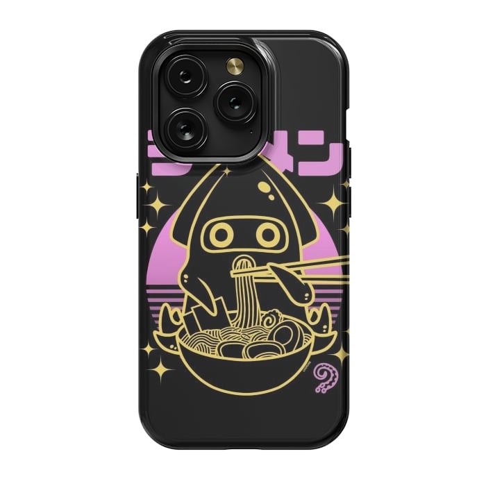 iPhone 15 Pro StrongFit Squid Ramen Sunset Neon by LM2Kone