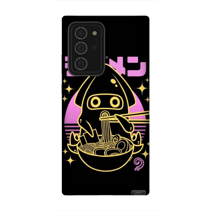 Galaxy Note 20 Ultra StrongFit Squid Ramen Sunset Neon by LM2Kone
