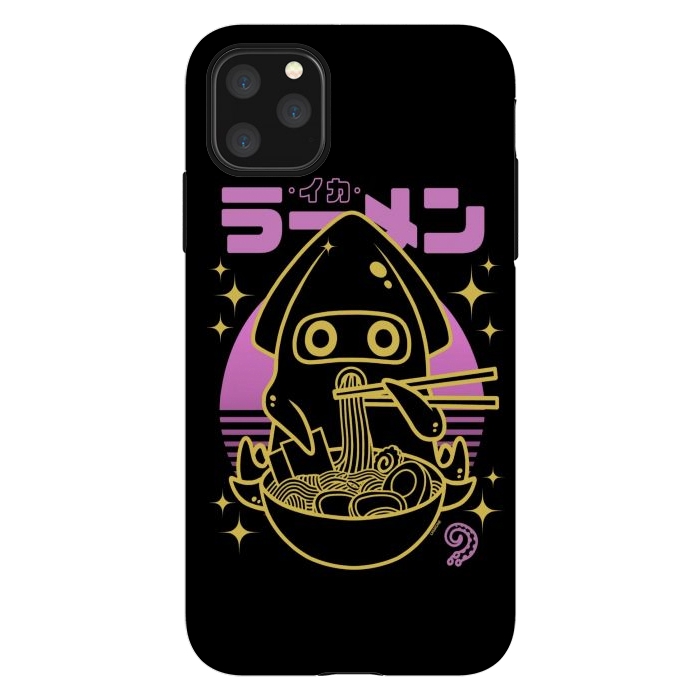 iPhone 11 Pro Max StrongFit Squid Ramen Sunset Neon by LM2Kone