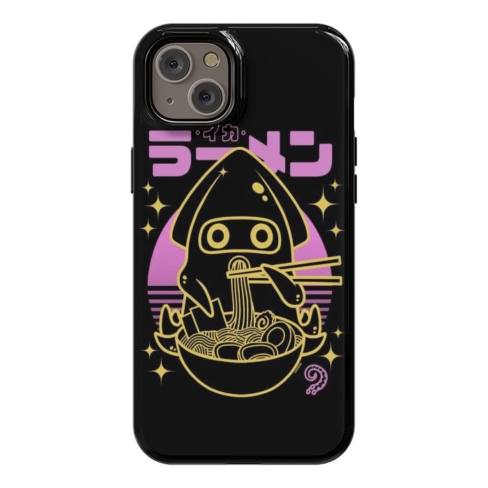 iPhone 14 Plus StrongFit Squid Ramen Sunset Neon by LM2Kone