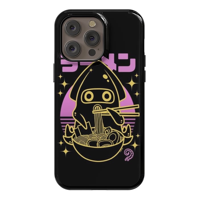 iPhone 14 Pro max StrongFit Squid Ramen Sunset Neon by LM2Kone