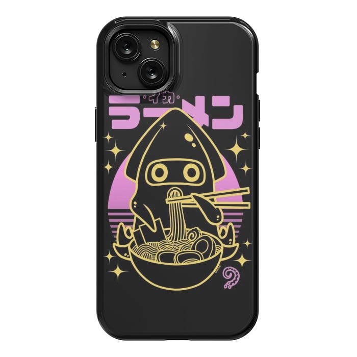 iPhone 15 Plus StrongFit Squid Ramen Sunset Neon by LM2Kone