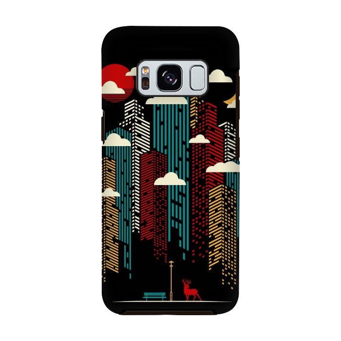 Galaxy S8 StrongFit Modern Urban Retro by LM2Kone