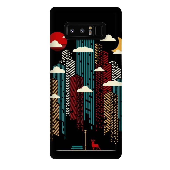 Galaxy Note 8 StrongFit Modern Urban Retro by LM2Kone