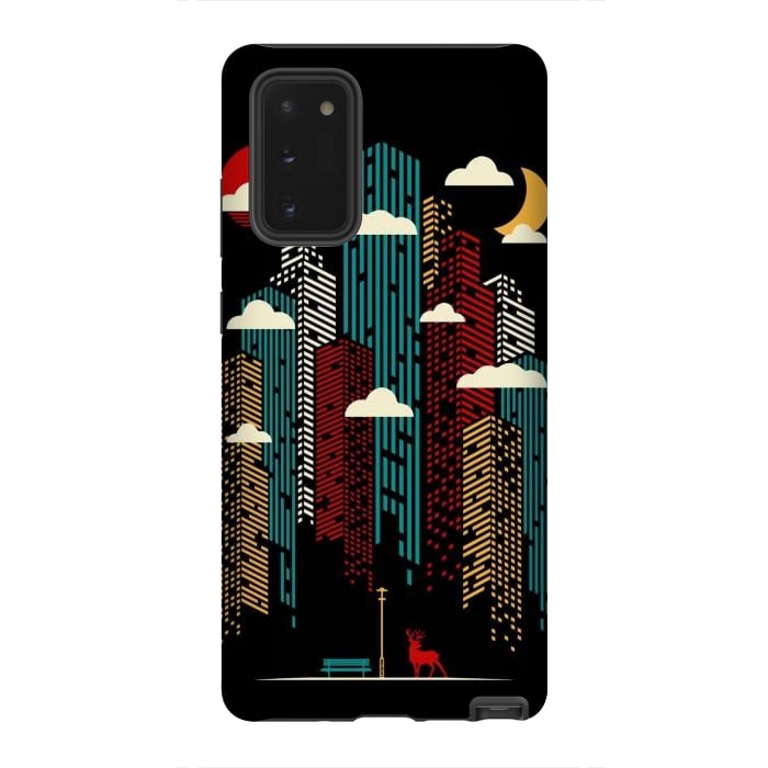 Galaxy Note 20 StrongFit Modern Urban Retro by LM2Kone