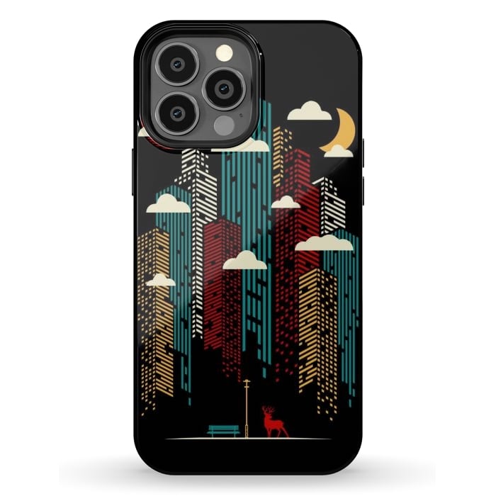 iPhone 13 Pro Max StrongFit Modern Urban Retro by LM2Kone
