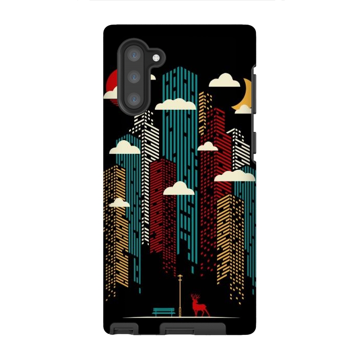 Galaxy Note 10 StrongFit Modern Urban Retro by LM2Kone