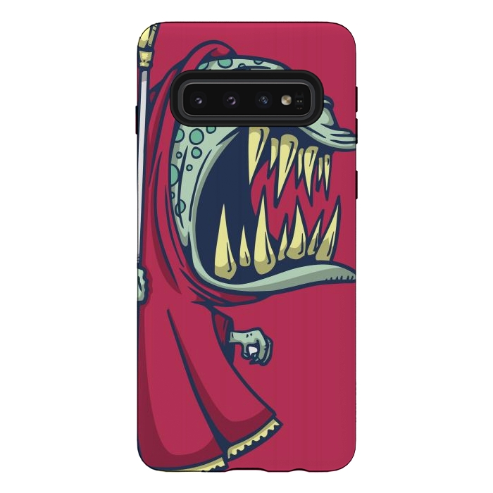 Galaxy S10 StrongFit Death monster by Manuvila