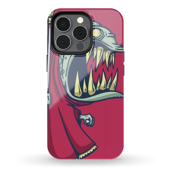 iPhone 13 pro StrongFit Death monster by Manuvila