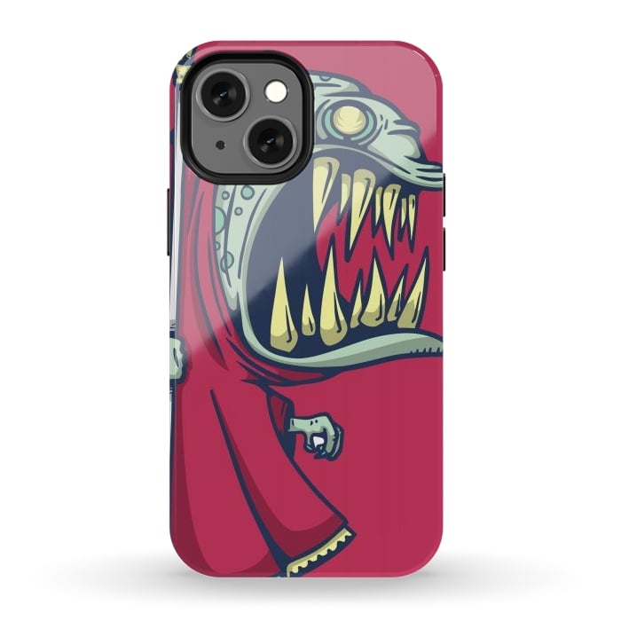 iPhone 13 mini StrongFit Death monster by Manuvila