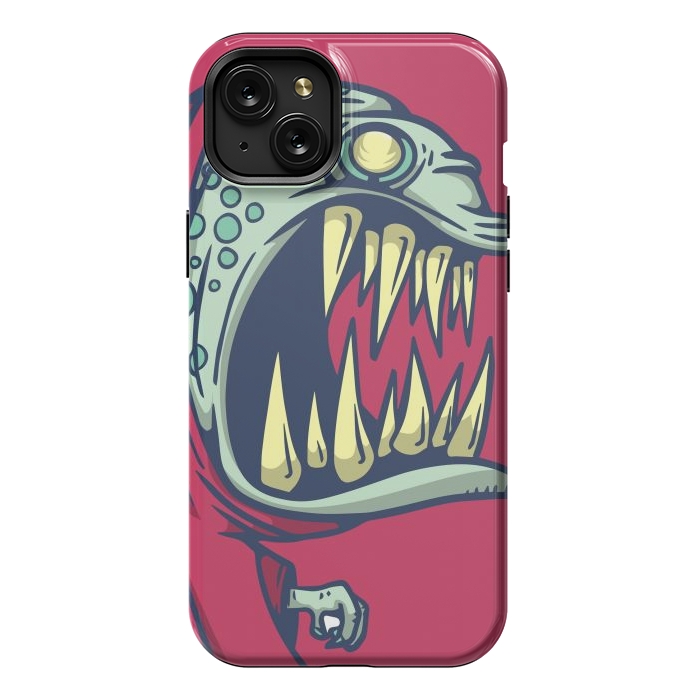 iPhone 15 Plus StrongFit Death monster by Manuvila