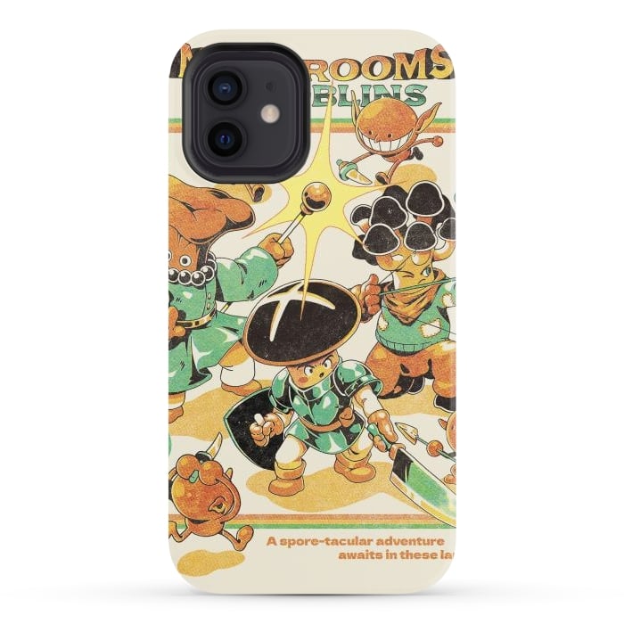 iPhone 12 StrongFit Mushrooms and Goblins by Ilustrata