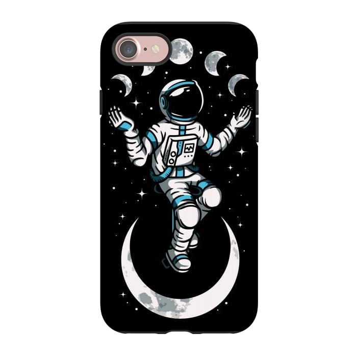 iPhone 7 StrongFit Moono Cycle Astronaut by LM2Kone