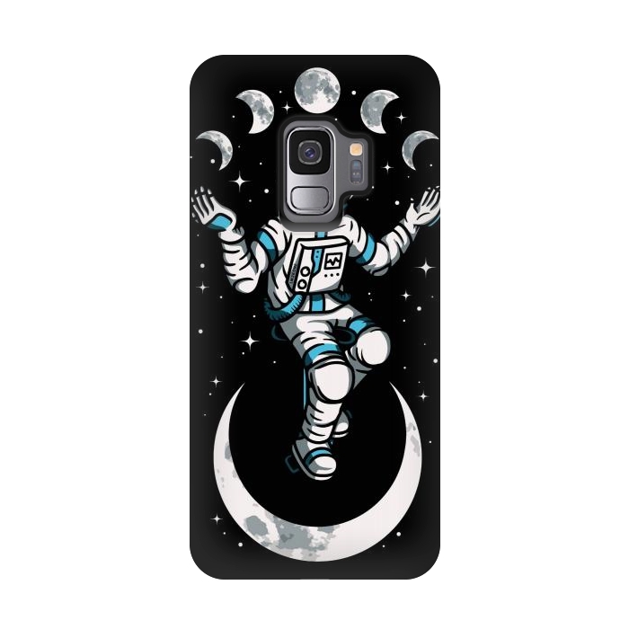 Galaxy S9 StrongFit Moono Cycle Astronaut by LM2Kone