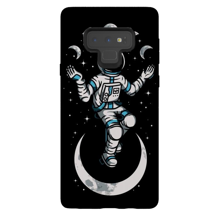 Galaxy Note 9 StrongFit Moono Cycle Astronaut by LM2Kone