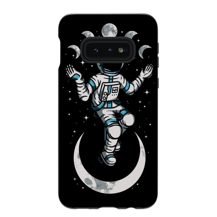 Galaxy S10e StrongFit Moono Cycle Astronaut by LM2Kone