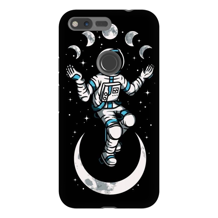 Pixel XL StrongFit Moono Cycle Astronaut by LM2Kone