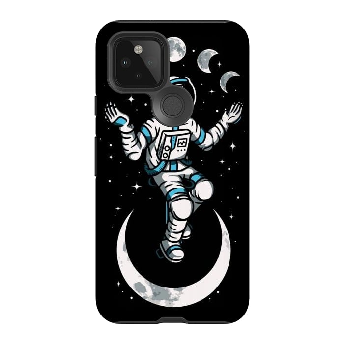 Pixel 5 StrongFit Moono Cycle Astronaut by LM2Kone