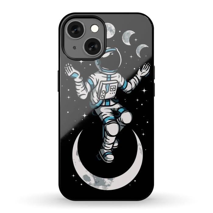 iPhone 13 StrongFit Moono Cycle Astronaut by LM2Kone