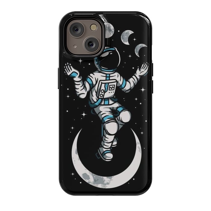 iPhone 14 StrongFit Moono Cycle Astronaut by LM2Kone