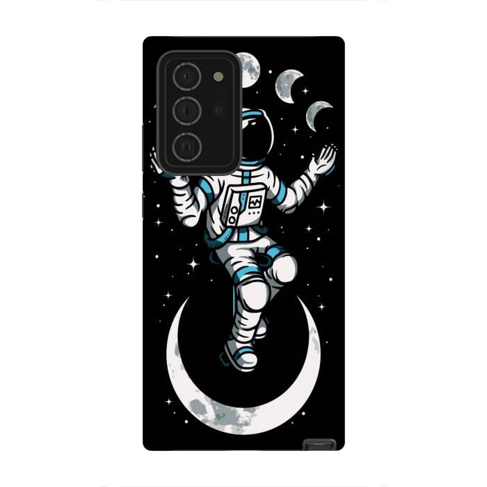 Galaxy Note 20 Ultra StrongFit Moono Cycle Astronaut by LM2Kone
