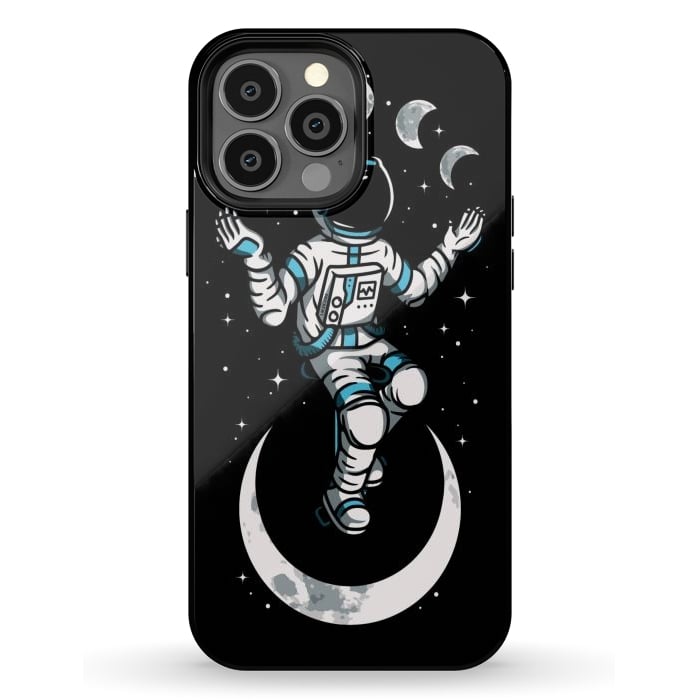 iPhone 13 Pro Max StrongFit Moono Cycle Astronaut by LM2Kone