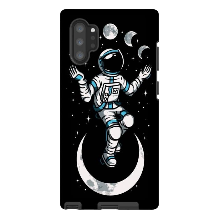 Galaxy Note 10 plus StrongFit Moono Cycle Astronaut by LM2Kone