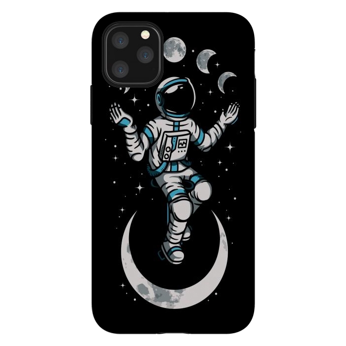iPhone 11 Pro Max StrongFit Moono Cycle Astronaut by LM2Kone