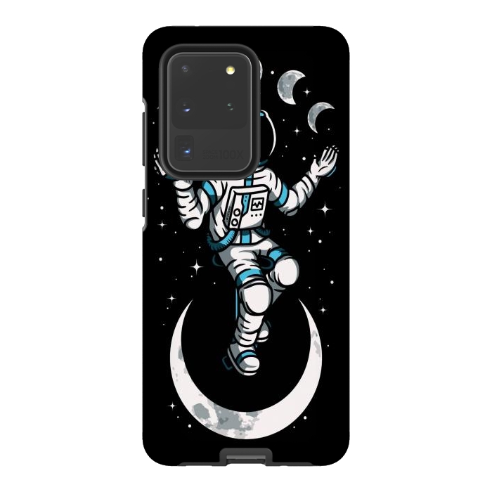 Galaxy S20 Ultra StrongFit Moono Cycle Astronaut by LM2Kone