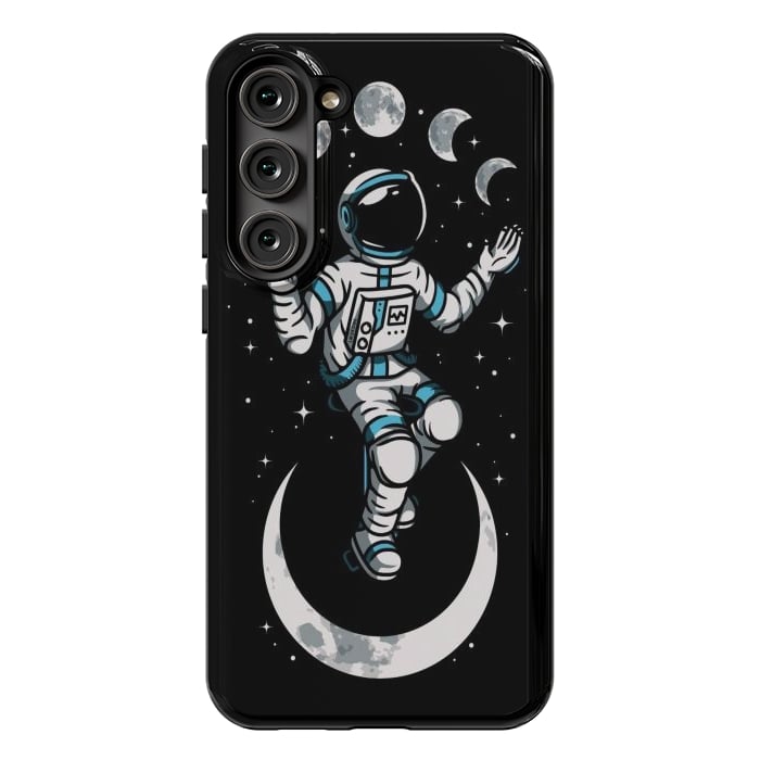 Galaxy S23 Plus StrongFit Moono Cycle Astronaut by LM2Kone
