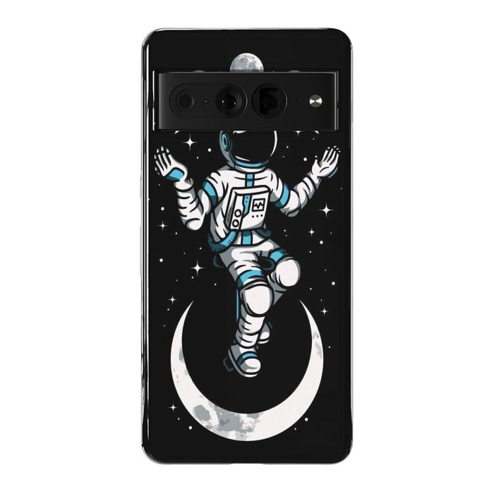 Pixel 7 Pro StrongFit Moono Cycle Astronaut by LM2Kone