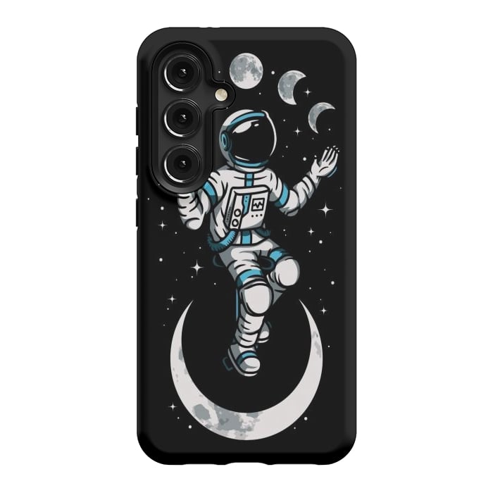 Galaxy S24 StrongFit Moono Cycle Astronaut by LM2Kone